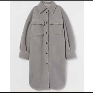 HM Shearling Shirt Jacket. Never worn.